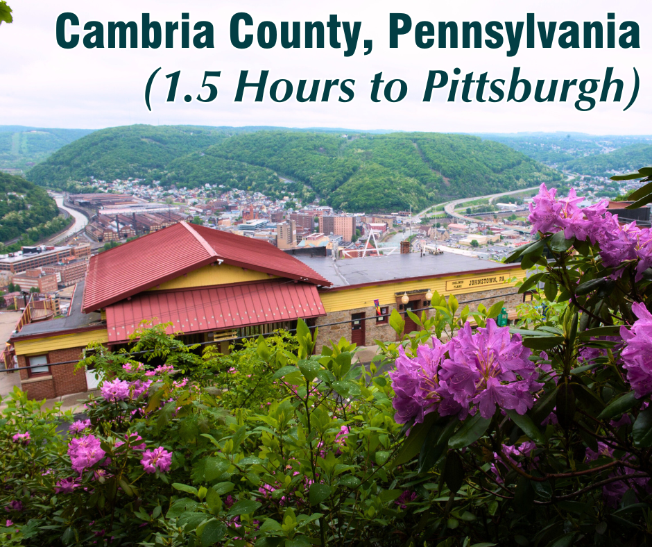 Full-Time pediatrician needed in Johnstown, Pennsylvania just 1.5 hours East of Pittsburgh.